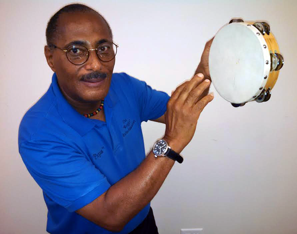 Papa Wright and Tambourine